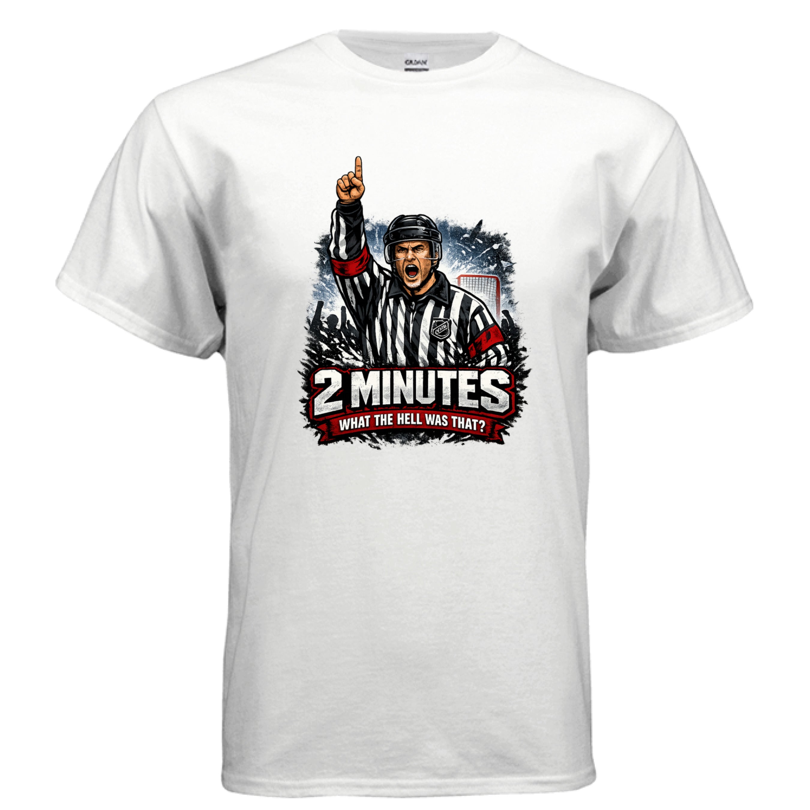 DFH - 2Min What the Hell Was That TShirt – Dumpster Fire Hockey