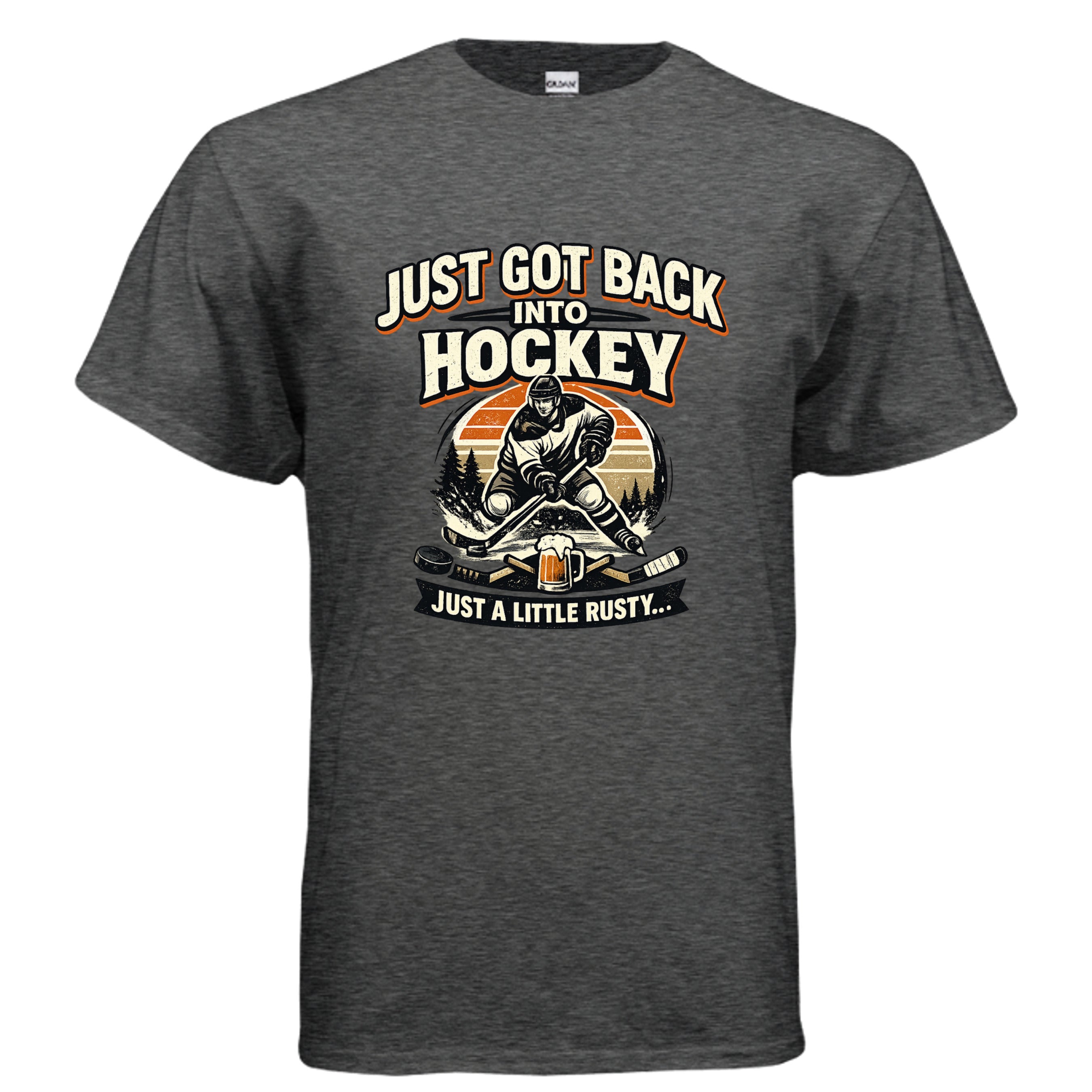 DARK HEATHER - G200 - FRONT